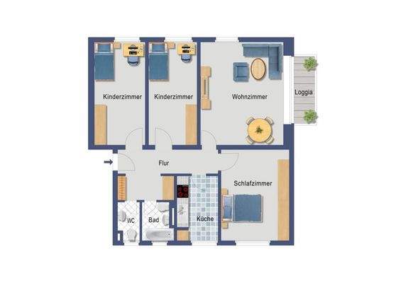 HB Wätjenstr. 86 WE 3