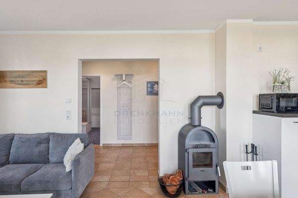 Wohnbereich - Blick zum Flur