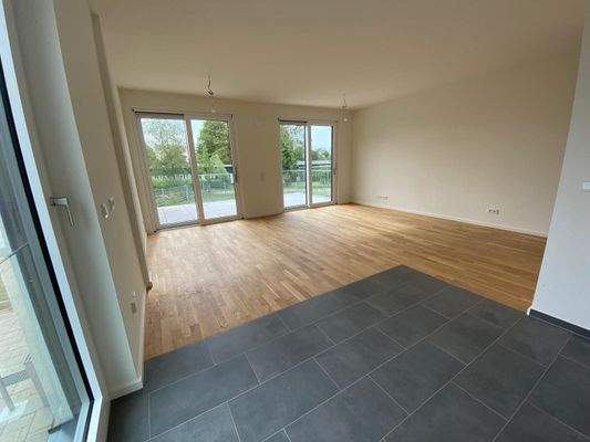 Offene Küche und Wohnbereich