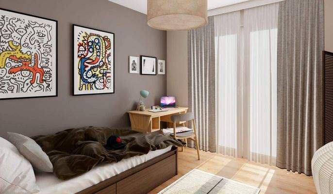 Ein schönes, helles Kinderzimmer