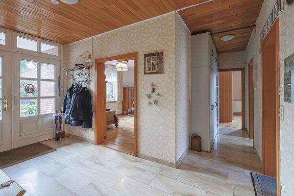 Der Flur der Erdgeschosswohnung