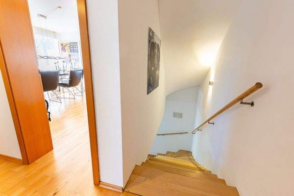 Abgang ins Gartengeschoss