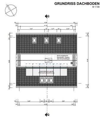 Grundriss Dachboden