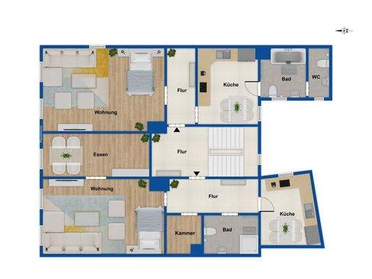 Grundriss - 1. Obergeschoss