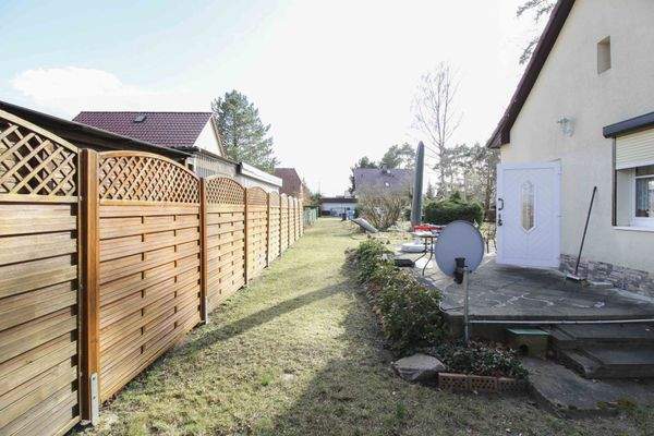 EInfahrt von vorne nach hinten