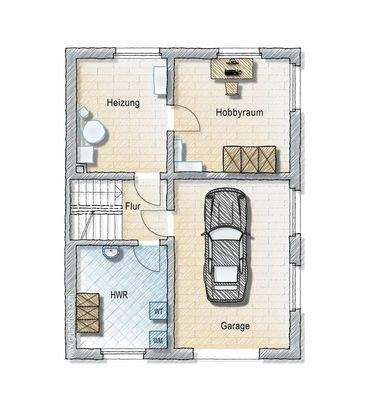 11126 Grundriss Untergeschoss 