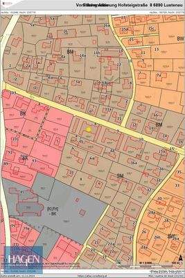 Flächenwidmungsplan - Hofsteigstr. 8 Lustenau
