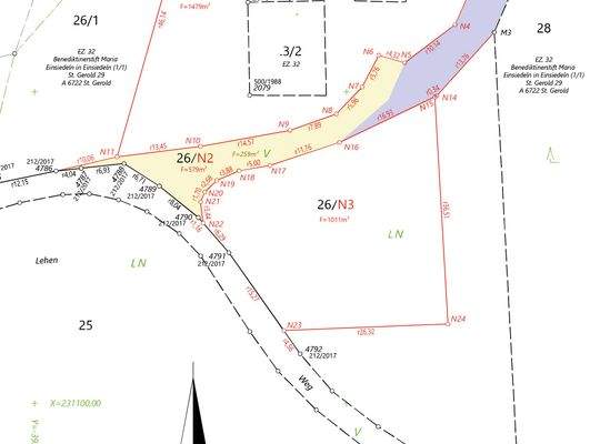Teilungsplan_Maßstab 1:500