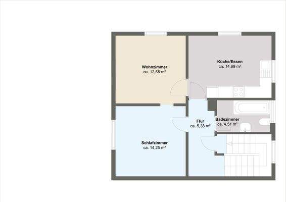 Grundrissplan Erdgeschos