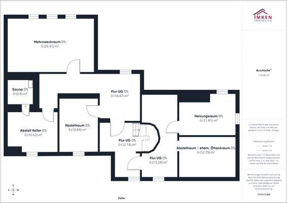 Grundriss Untergeschoss
