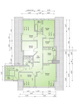 Grundriss Dachgeschoss