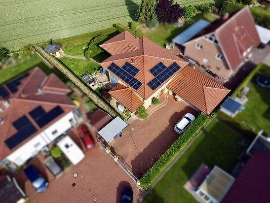 Vogelperspektive Grundstück