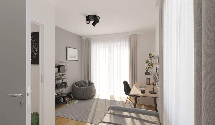 Visualisierung des Kinderzimmers im Einfamilienhau