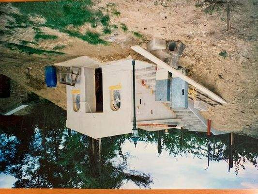 Weinkeller Zugangs- Baustelle