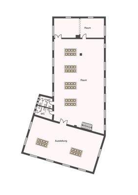 Grundriss Fabrik 1. OG