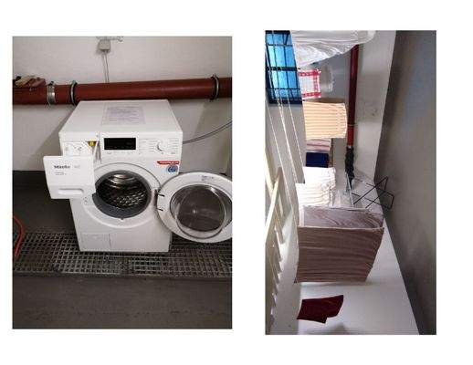 Waschen &amp; Trocknen im Keller für Bewohner