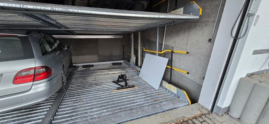 Stellplatz im Doppelparker