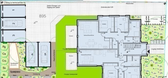 Freiflächenplan