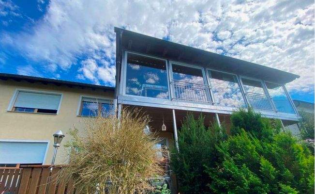 Blick auf den Wintergarten