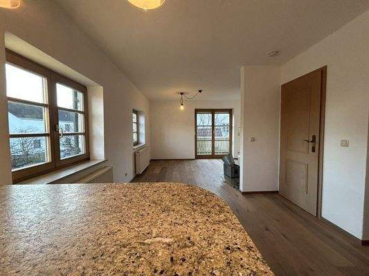 Blick von der Küche aus