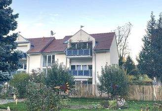 Sicht auf die vermietete 2-Zimmer-Wohnung im Dachg