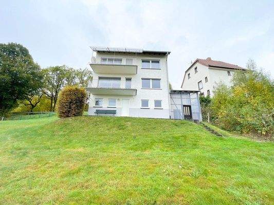 Hausansicht vom Garten aus 