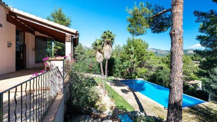 Esporles Mallorca Villa zu verkaufen Terrasse BHHS-BAL-1067