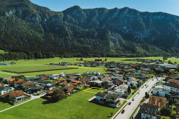 Blick zum Kaisergebirge