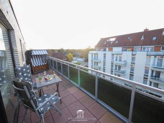 Großzügiger Balkon