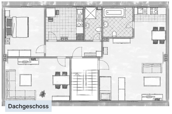 Grundriss Dachgeschoss