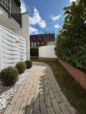 Eingang privater Gartenbereich 