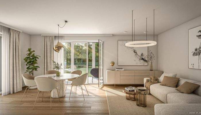 Rendering Wohnbereich TOP5