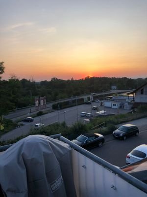 Ausblick Balkon unten