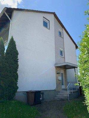 seitliche Hausansicht