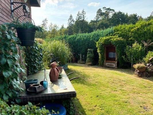 gemütliche Gartenbereiche