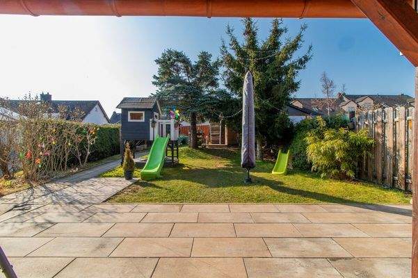 Blick auf die Terrasse