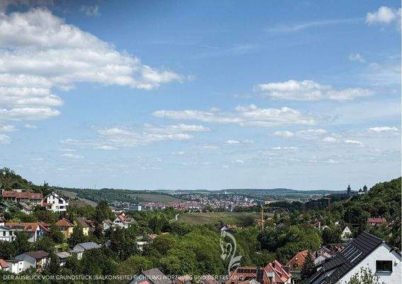 Lage: Ausblick Richtung Würzburg
