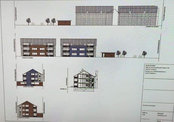 Ansicht - 2 MFH mit je 6 WE