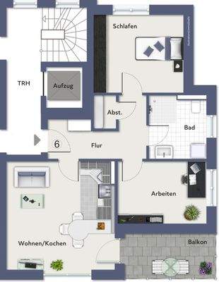 ETW 6 - Obergeschoss