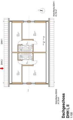 Grundriss DHH2 Dachgeschoss