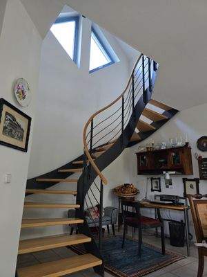 Treppe zum Obergeschoss