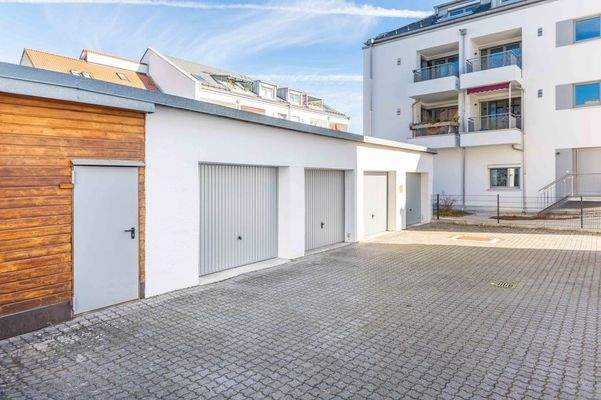 Garagen. Fahrradraum