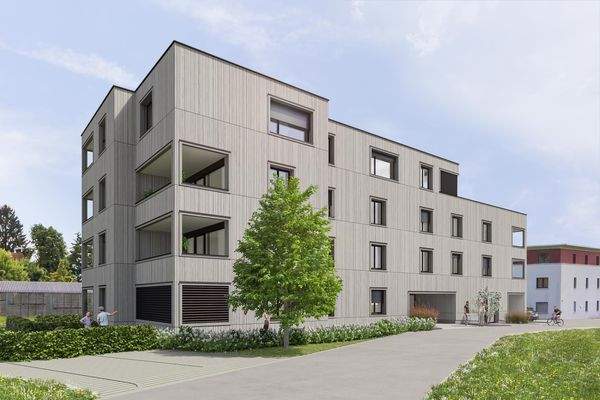 Wohnanlage Pappelweg, Lochau - Nordost-Ansicht