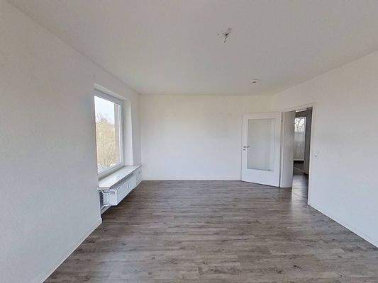 Ansicht II: Wohn- und Esszimmer