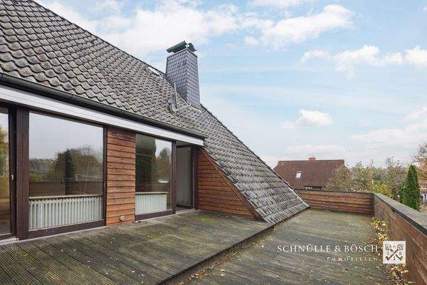 Große Dachterrasse mit Südausrichtung