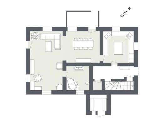 Grundriss Skizze Erdgeschoss