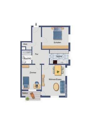 Grundriss Wohnung Nr 17