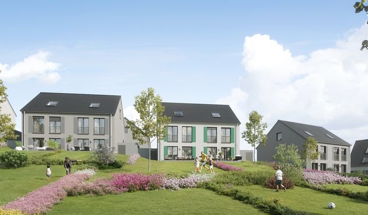 Modernes Neubauquartier zwischen Düsseldorf und Bergischem Land