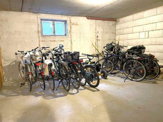 gemeinschaftlich genutzter Fahrradabstellraum