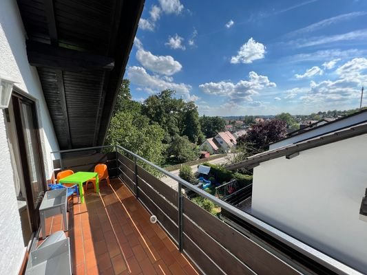 Balkon nach Westen